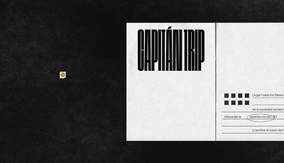 capitán trip design editorial experimental fanzine typography