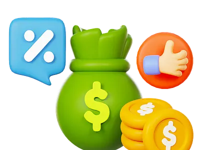 Finance 3D Illustration 3d 3d modeling graphic design icon illustration