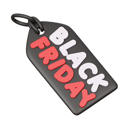 Tag Black Friday 3D Illustration 3d 3d modeling graphic design icon illustration