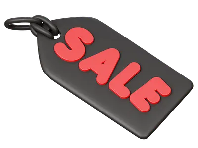 Tag Black Friday 3D Illustration 3d 3d modeling graphic design icon illustration