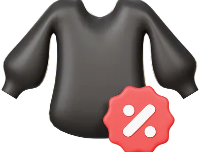 Black Friday 3D Illustration 3d 3d modeling graphic design icon illustration