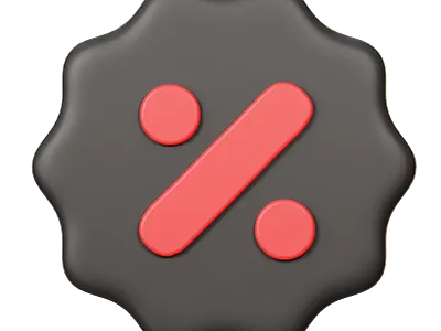 Black Friday 3D Illustration 3d 3d modeling graphic design icon illustration