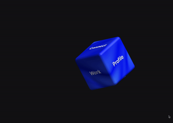 3D Cube Representing the offerings of Bluelearn App 3d animation app branding cube figma logo motion graphics spline ui