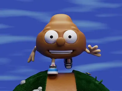 fun 3d walk cycle poop poop emoji poop emoji walk run cycle walk cycle