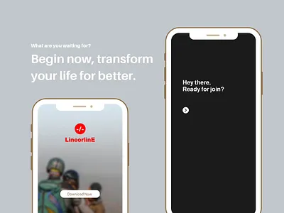 LineorlinE - mobile app adventure animation figma grey logo mobile app trip ui