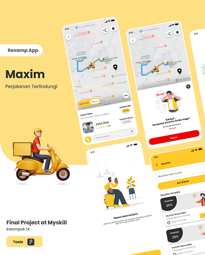 Revamp Maxim Apps maxim mobile app revamp design ui
