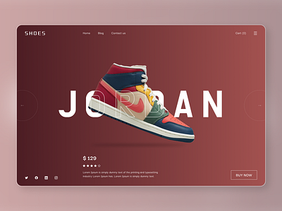 Shoes Web Banner app design shoes shoes app shoes web shoes web app shoes web banner ui design uiux uiux design web banner