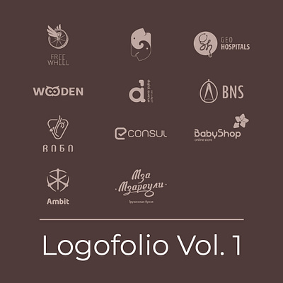 Logofolio Vol 1. branding graphic design logo