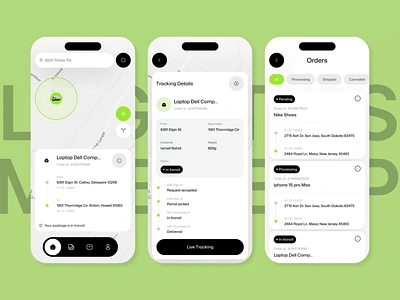 Delivery App Design animation appanimation appdesign delivery deliveryapp deliveryapptracking deliveryservice deliverytracking design fooddelivery motion graphics motionbuzz pickup pixelean sahinmia takeaway tracking ui ui ux uiux