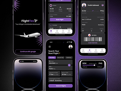 FlightFlex - Flight Booking App - Day 5 of #SuperDribbbs 🏀 app design dailyui designchallenge designinspiration dynamic island design flight booking app product design shot uidesignchallenge uiux ux design