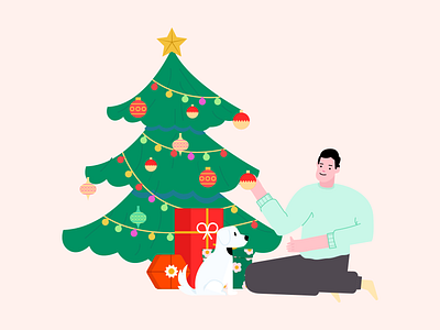 Merry Christmas illustration
