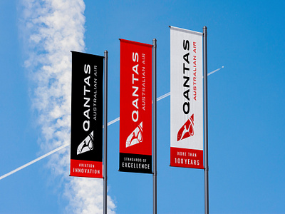 Qantas group - combine logomark airlines airport branding creative creative logo design elegant logo graphic design logo poster redesign ui vector