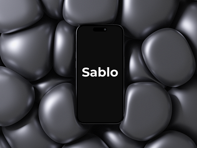 The application for the Sablo electronic bank graphic design logo motion graphics ui