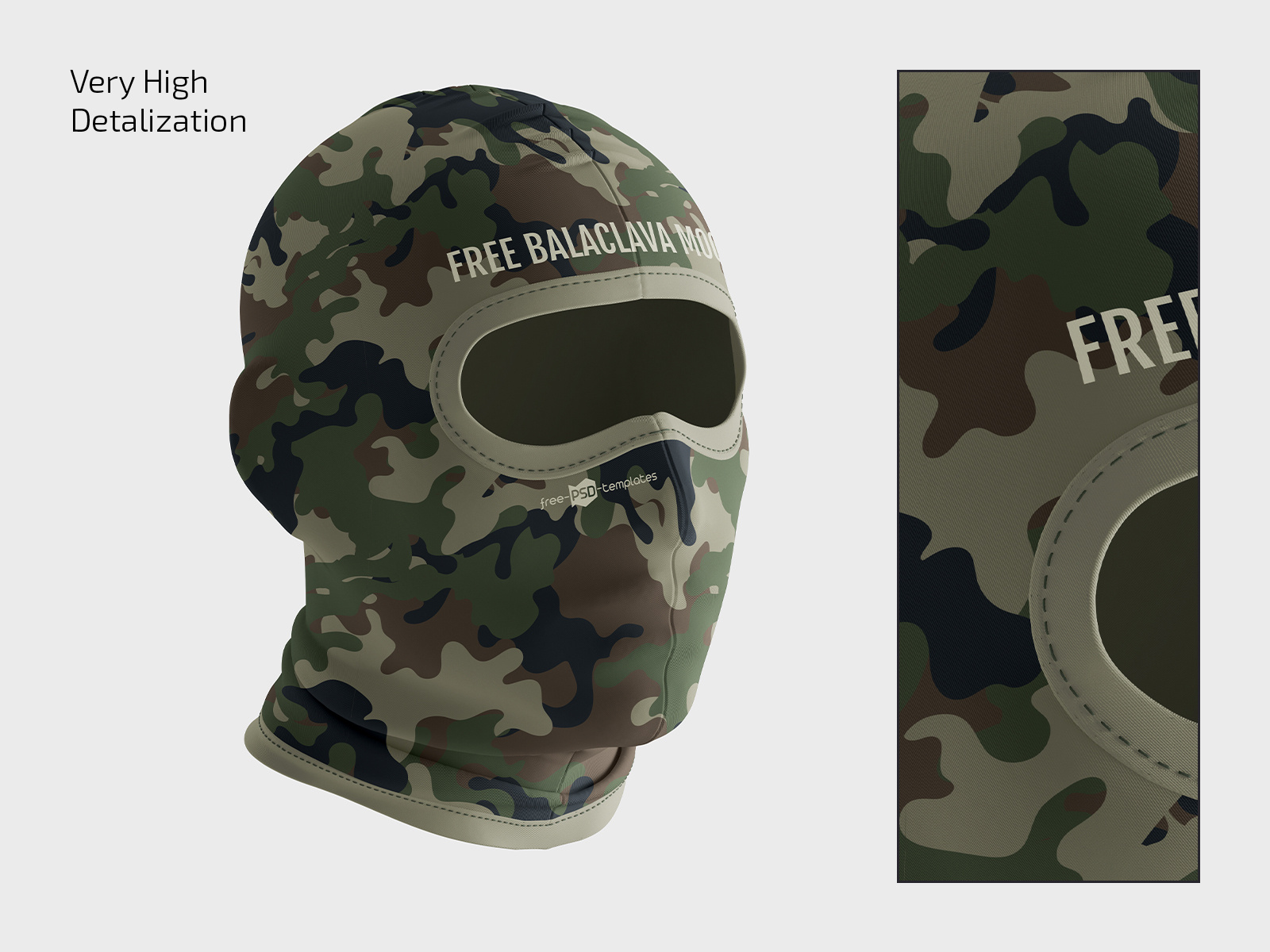 Free Balaclava Mockup Set by Free PSD Templates on Dribbble