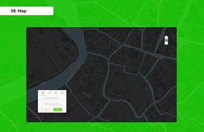 Daily UI Day 29 - Map 100 days ui daily ui day 29 graphic design map ui