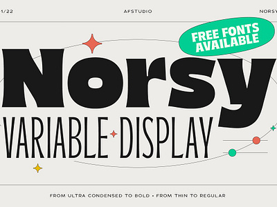 Norsy - Variable Display Font eccentric extraordinary font family new era roman sans serif serif serif family modern simple font variable variable display variable font various