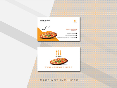 Restaurant Business Card Design business card card card design food graphic design restaurant business card restaurant identity card
