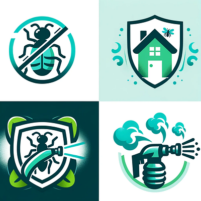 Pest Control Service Logo branding design graphic design logo pestcontrol