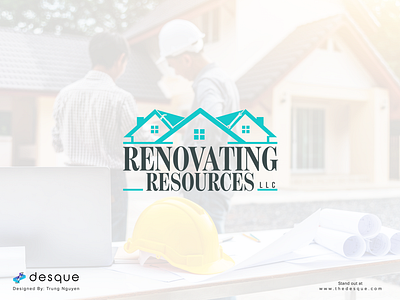 Logo Design - Renovating Resources brand design branding construction logo logo design remodeling visual identity