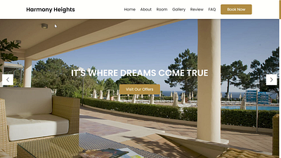 Harmony Heights design ui web