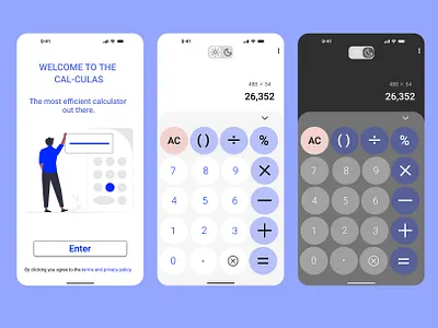 Calculator interaction design