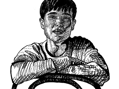 Elliot Page – Ink Portrait crosshatching design elliot page graphic design illustration ink ink drawing lgbt lgbtq pen portrait trans transgender transman