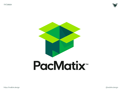PacMatix Initial Logo Design concept 3d abstract logo box box logo brand identity brand identity design brand identity designer branding branding design design lettermark logo logodesign monogram package packing company packing innovation