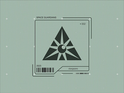 HUD Logo 002 - Stargazers - Space Guardians 2d after effects animation design graphic design illustration logo motion graphics ui