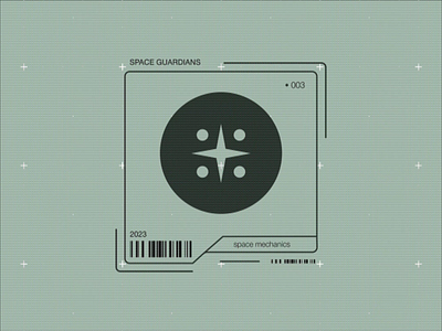 HUD Logo 003 - Space Mechanics - Space Guardians 2d after effects animation design graphic design illustration logo motion graphics ui
