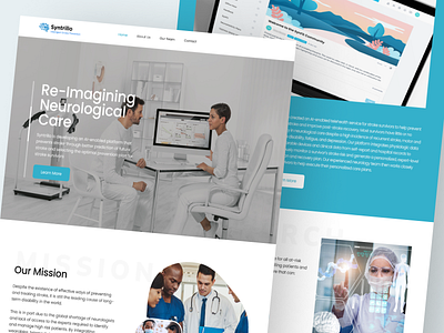 Medical Website Landing Page design illustration landing page design new design ui ui design