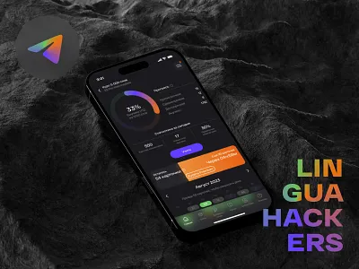 Lingua Hackers | Telegram App adaptive app design mobile motion telegram ui ux webdesign