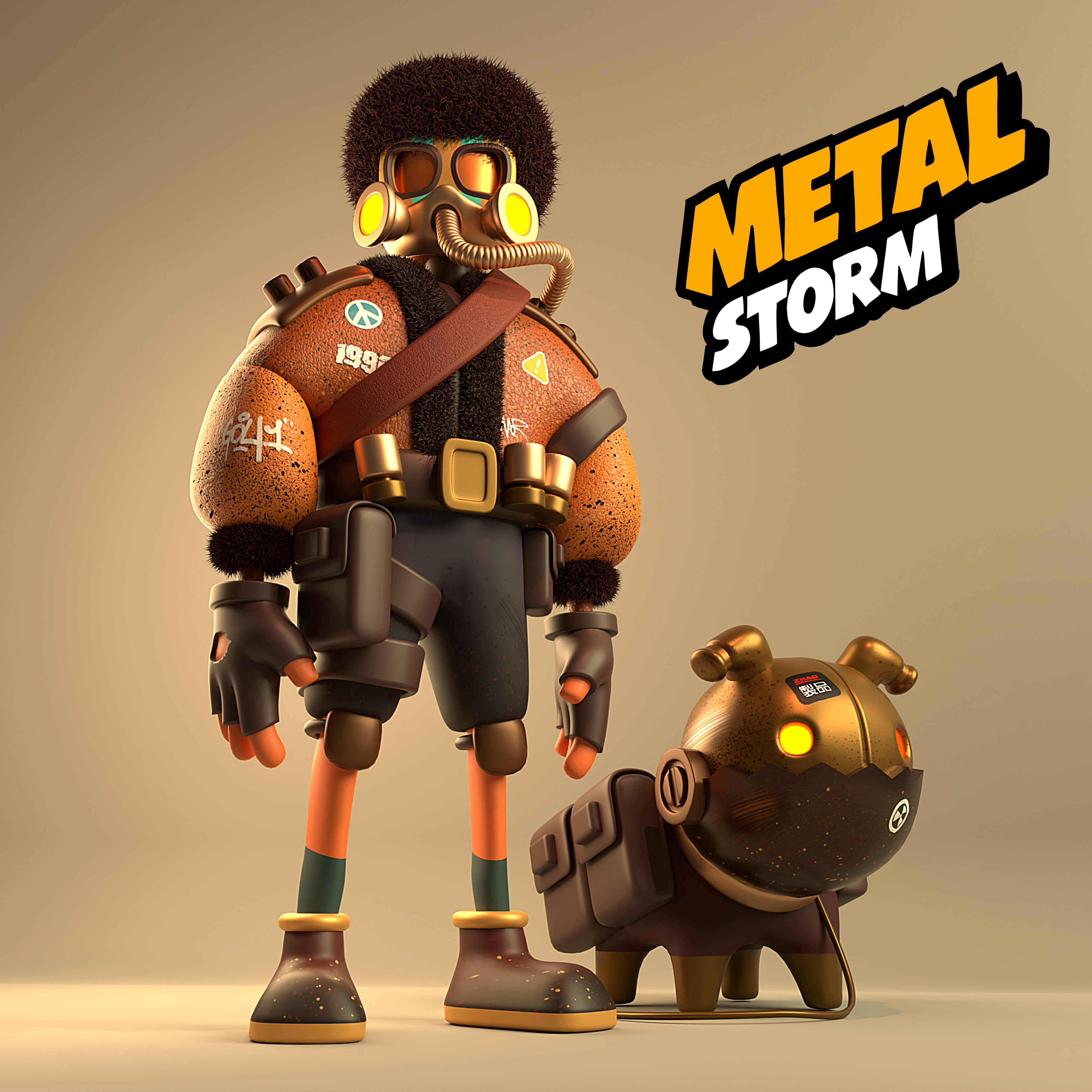 Metal storm 3d blender