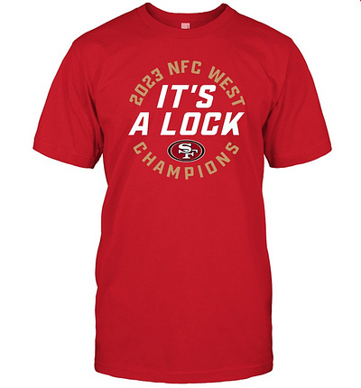 49ers 2023 NFC West Division Champions Shirt