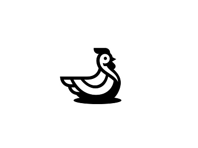 Nice Chicken alex seciu bandge bird logo branding chicken logo hen logo logo design logo designer stamp logo