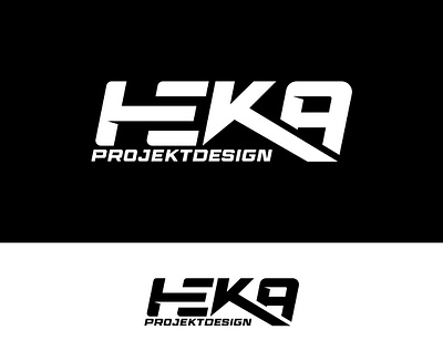 HEKA branding design flat illustration minimalist logo modern type ui unique vector