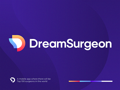 DreamSurgeon change d letter ds ds monogram icon logo logodesign logotype monogram sign surgeon symbol