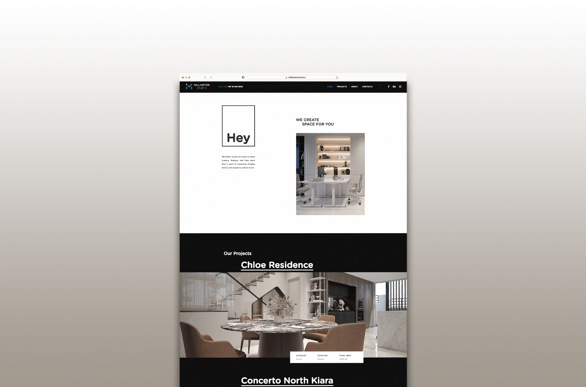 Millimeter Studio - Web Design and Development design interadsion interadsion studio interior design ui uiux uiux design ux web design web design agency web design malaysia web design service web development web development service website website design