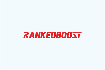 Rankedboost Video Game Guides Re-Branding / Identity / Logotype boost branding esport gameplay games graphic design guides lettermark logo logotype r ranked trending video wordmark