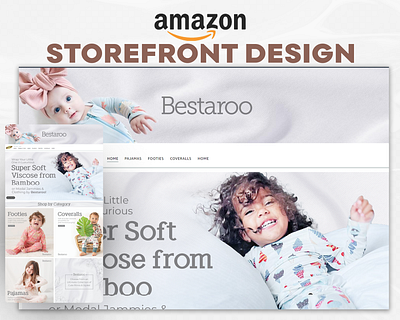 Amazon Storefront - Kids Fashion amazon amazonstorefront branding design graphic design graphicdesign illustration listingimages logo photoshop storefrontdesign