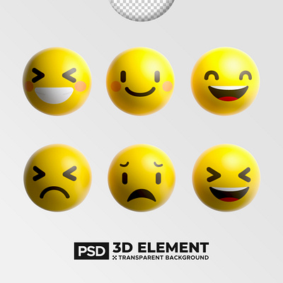 Emoticon Sets Vol.2 3d animation blender branding design emoticon graphic design icon illustration logo motion graphics psd ui vector