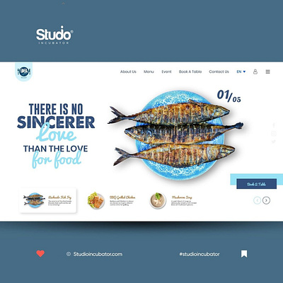 Landing Page Design for Restaurant attractive layouts design color inspiration design patterns fonts gui inspiration landing page landing page design newdesigns typography ui ui design ui inspirations uiux ux visual communication web ui webpage design website design websitedesignnew