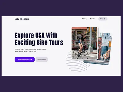 City on Bikes 3d animation branding graphic design logo motion graphics ui