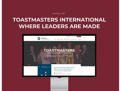 Toastmasters international where leaders are made designs figma toast master web design web development website wordpress wordpress designer