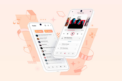 META Player android app design graphic design ios iphone music musicplayer phone player ui ux