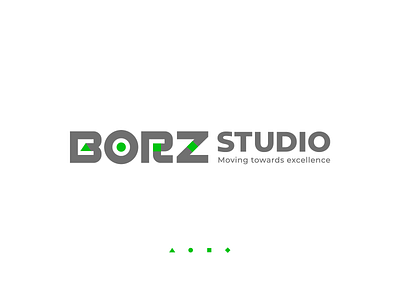 Borz studio architecture brand branding construction design font identity illustration letter logo logotype monogram