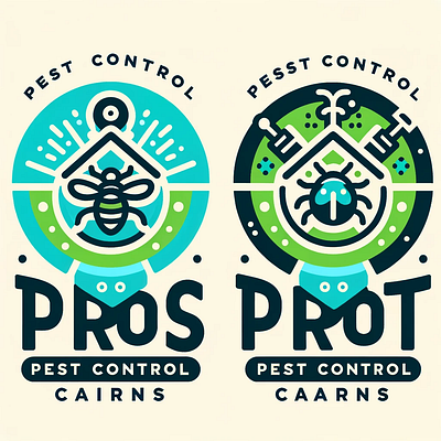 Pest Control Service Logo Idea branding graphic design logo pestcontrol