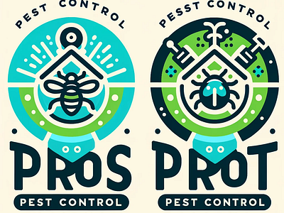 Pest Control Service Logo Idea branding graphic design logo pestcontrol