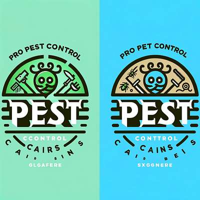 Pest Control Service Logo Idea branding design graphic design logo social media