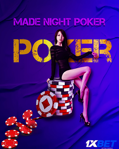 Made Night Poker ads ads post alif md alif paloan photoshop poker poker king social media post ui