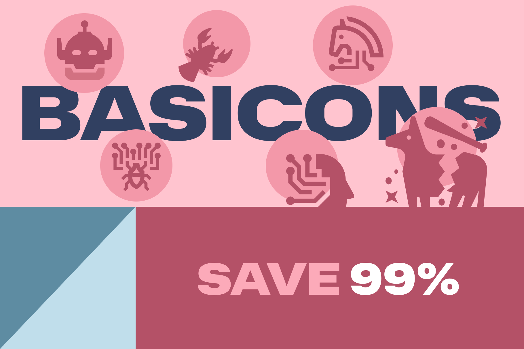 Basicons, End of Year ai artificial intelligence basicons branding computer virus design edt free icons freebie hacking icon bundle icons icons collection logo robot svg icons trojan horse ui vector